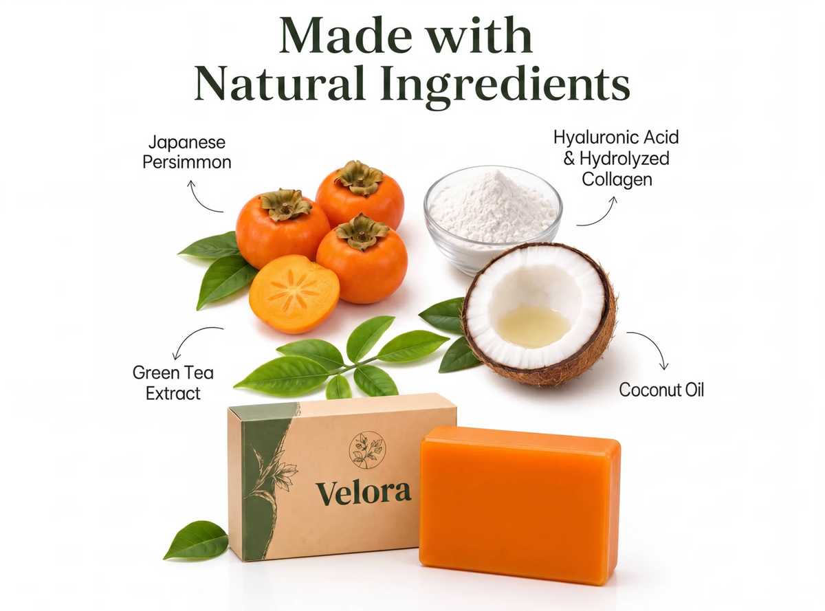 Velora Persimmon Soap + FREE Starter Kit