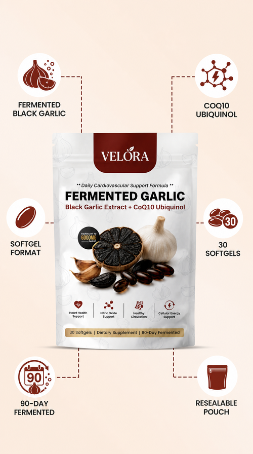 Fermented Black Garlic Extract + CoQ10 Ubiquinol