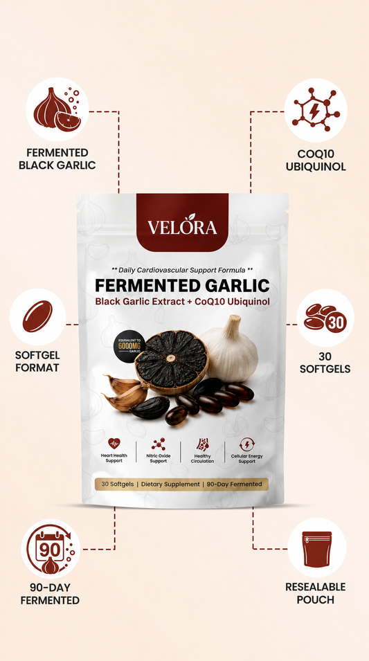 Fermented Black Garlic Extract + CoQ10 Ubiquinol