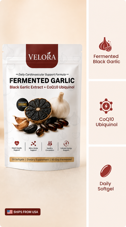 Fermented Black Garlic Extract + CoQ10 Ubiquinol