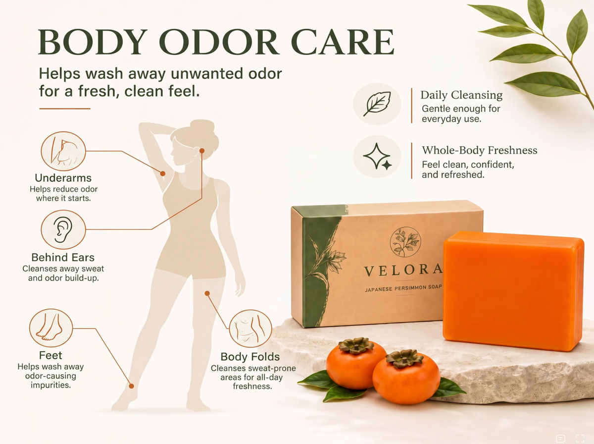 Velora Persimmon Soap + FREE Starter Kit