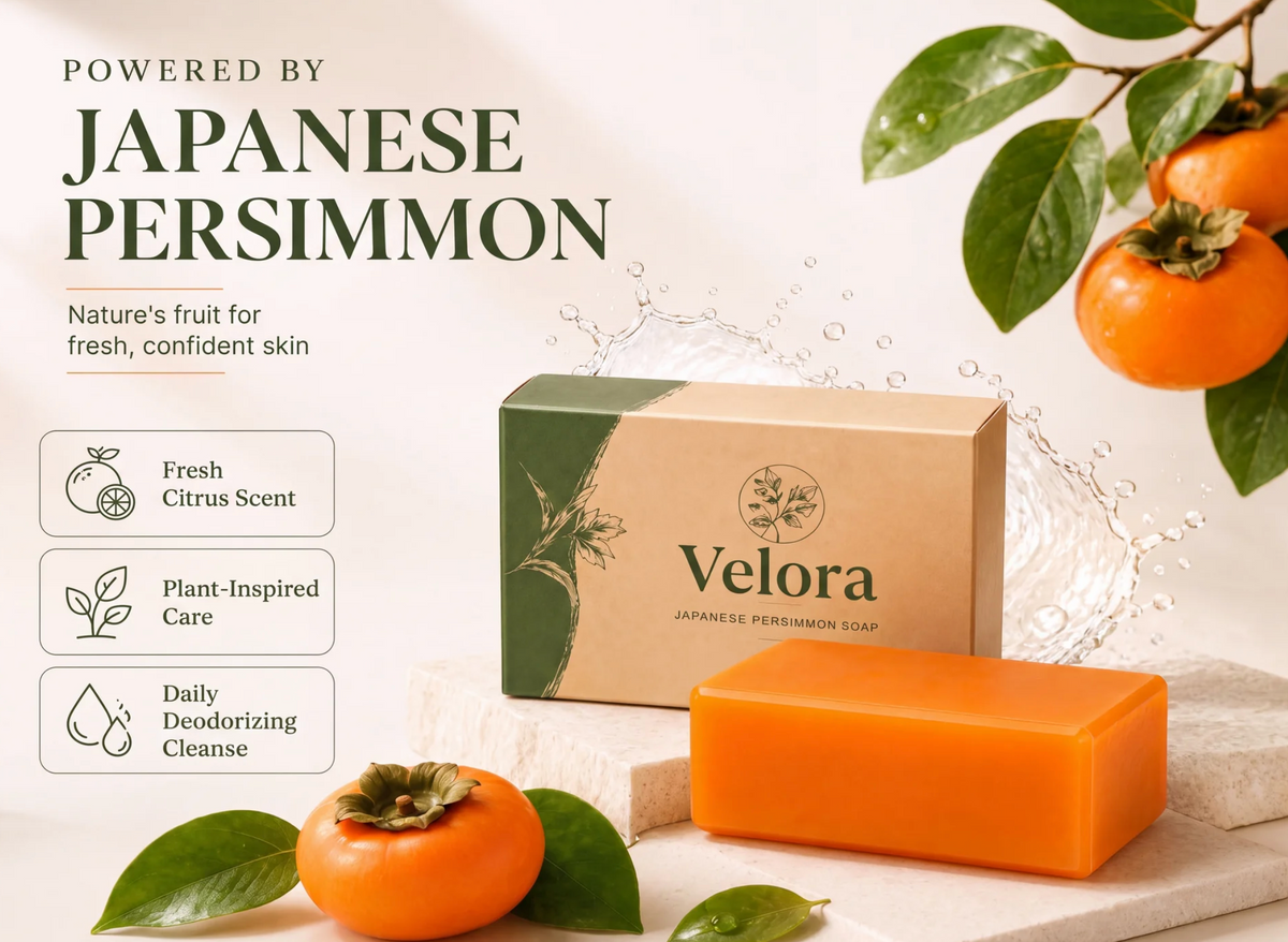 Velora Persimmon Soap + FREE Starter Kit