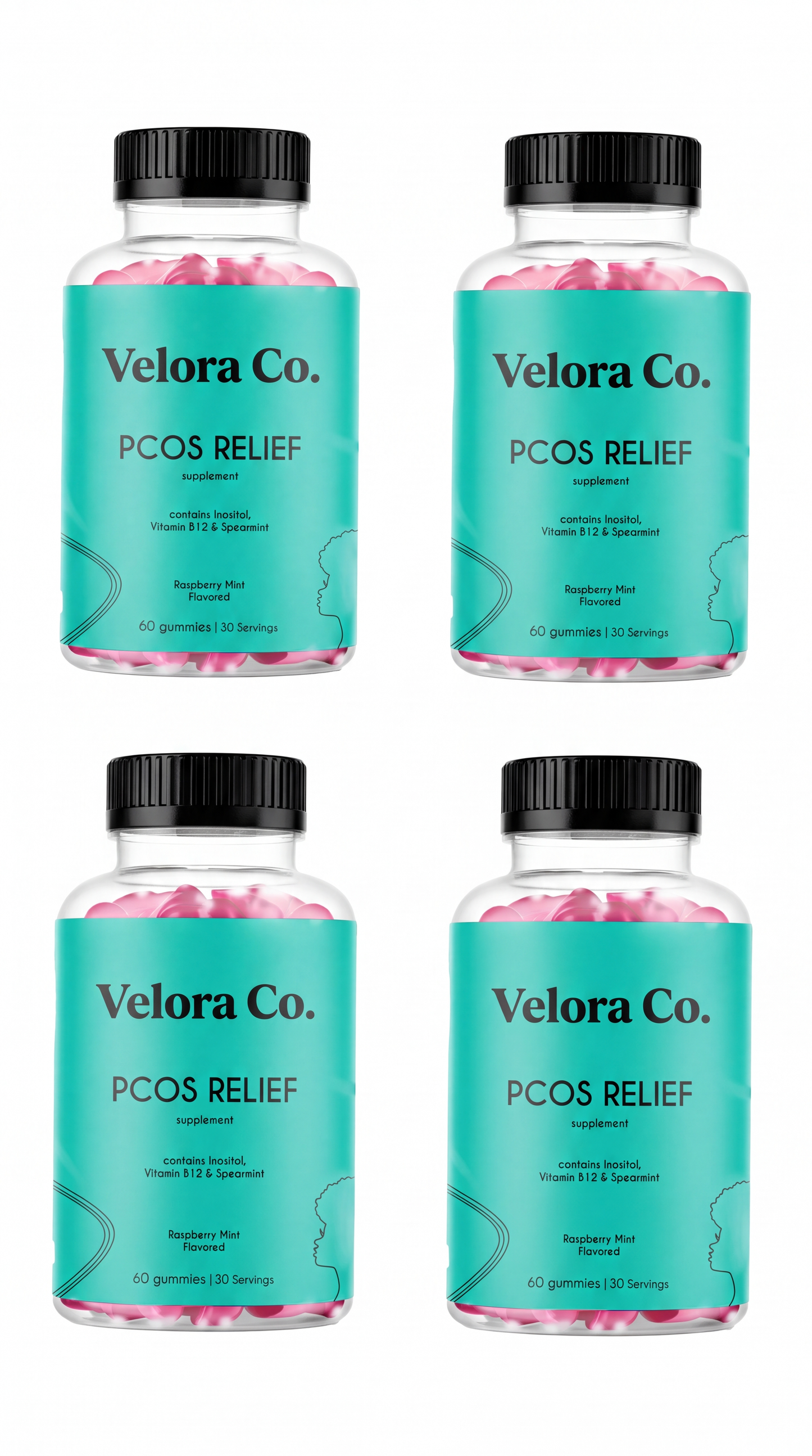 Velora Inositol Gummies — with Vitamin D3, Zinc + DIM
